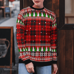 Scottish Ettrick District Clan Tartan Christmas Ugly Sweater - Plaid Family Ugly Sweater Scottish Plaid Tartan Plaid - ScotsTee - scotstee.com