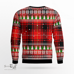 Scottish MacIver Modern Clan Crest Tartan Christmas Ugly Sweater - Plaid Family Ugly Sweater Scottish Plaid Tartan Plaid - ScotsTee - scotstee.com
