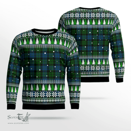 Scottish MacKie Clan Tartan Christmas Ugly Sweater - Plaid Family Ugly Sweater Scottish Plaid Tartan Plaid - ScotsTee - scotstee.com