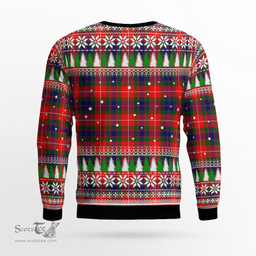 Scottish Fraser Lovat Modern Clan Tartan Christmas Ugly Sweater - Plaid Family Ugly Sweater Scottish Plaid Tartan Plaid - ScotsTee - scotstee.com