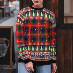 Scottish Fraser Lovat Modern Clan Tartan Christmas Ugly Sweater - Plaid Family Ugly Sweater Scottish Plaid Tartan Plaid - ScotsTee - scotstee.com