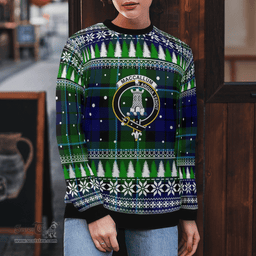 Scottish MacCallum Modern Clan Crest Tartan Christmas Ugly Sweater - Plaid Family Ugly Sweater Scottish Plaid Tartan Plaid - ScotsTee - scotstee.com