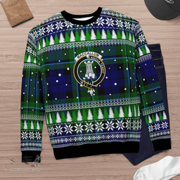 Scottish MacCallum Modern Clan Crest Tartan Christmas Ugly Sweater - Plaid Family Ugly Sweater Scottish Plaid Tartan Plaid - ScotsTee - scotstee.com
