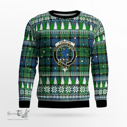 Scottish Forsyth Ancient Clan Crest Tartan Christmas Ugly Sweater - Plaid Family Ugly Sweater Scottish Plaid Tartan Plaid - ScotsTee - scotstee.com