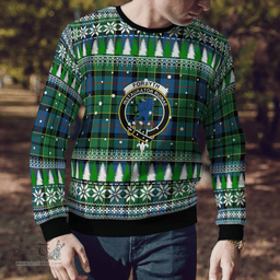 Scottish Forsyth Ancient Clan Crest Tartan Christmas Ugly Sweater - Plaid Family Ugly Sweater Scottish Plaid Tartan Plaid - ScotsTee - scotstee.com