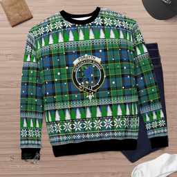 Scottish Forsyth Ancient Clan Crest Tartan Christmas Ugly Sweater - Plaid Family Ugly Sweater Scottish Plaid Tartan Plaid - ScotsTee - scotstee.com