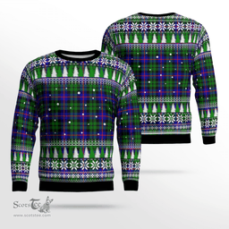 Scottish Durham District Clan Tartan Christmas Ugly Sweater - Plaid Family Ugly Sweater Scottish Plaid Tartan Plaid - ScotsTee - scotstee.com