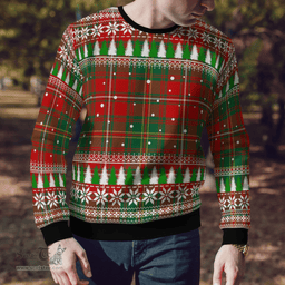 Scottish Hay Ancient Clan Tartan Christmas Ugly Sweater - Plaid Family Ugly Sweater Scottish Plaid Tartan Plaid - ScotsTee - scotstee.com
