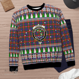 Scottish Fraser of Lovat Clan Crest Tartan Christmas Ugly Sweater - Plaid Family Ugly Sweater Scottish Plaid Tartan Plaid - ScotsTee - scotstee.com