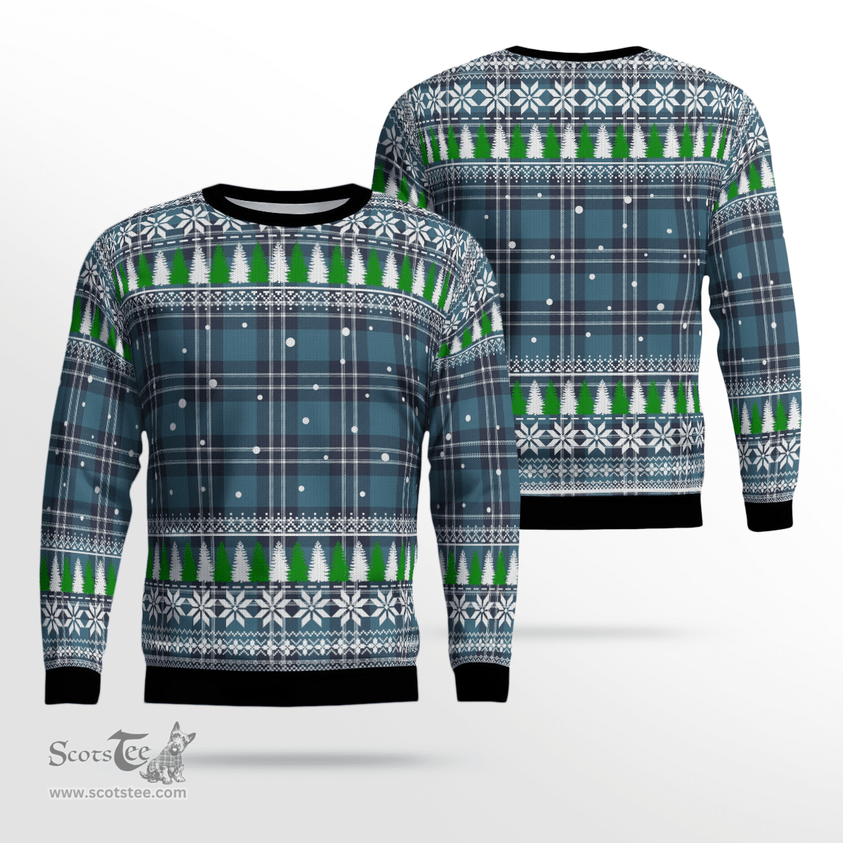 Scottish Earl of St Andrews Clan Tartan Christmas Ugly Sweater - Plaid Family Ugly Sweater Scottish Plaid Tartan Plaid - ScotsTee - scotstee.com