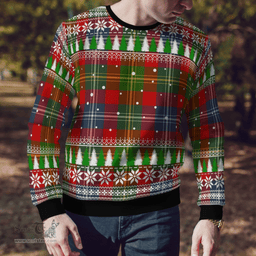 Scottish Forrester Clan Tartan Christmas Ugly Sweater - Plaid Family Ugly Sweater Scottish Plaid Tartan Plaid - ScotsTee - scotstee.com