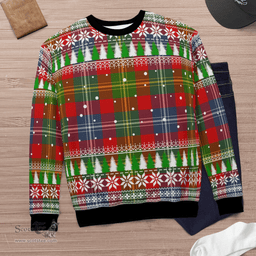 Scottish Forrester Clan Tartan Christmas Ugly Sweater - Plaid Family Ugly Sweater Scottish Plaid Tartan Plaid - ScotsTee - scotstee.com