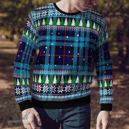 Scottish MacCorquodale Clan Tartan Christmas Ugly Sweater - Plaid Family Ugly Sweater Scottish Plaid Tartan Plaid - ScotsTee - scotstee.com