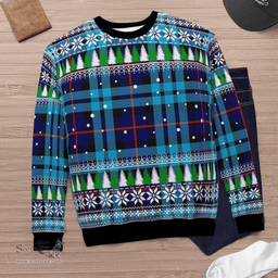 Scottish MacCorquodale Clan Tartan Christmas Ugly Sweater - Plaid Family Ugly Sweater Scottish Plaid Tartan Plaid - ScotsTee - scotstee.com