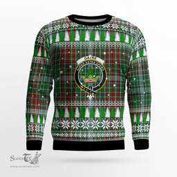 Scottish Gayre Clan Crest Tartan Christmas Ugly Sweater - Plaid Family Ugly Sweater Scottish Plaid Tartan Plaid - ScotsTee - scotstee.com