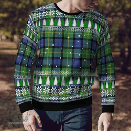 Scottish Gordon Old Ancient Clan Tartan Christmas Ugly Sweater - Plaid Family Ugly Sweater Scottish Plaid Tartan Plaid - ScotsTee - scotstee.com