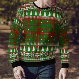 Scottish Fulton Clan Tartan Christmas Ugly Sweater - Plaid Family Ugly Sweater Scottish Plaid Tartan Plaid - ScotsTee - scotstee.com