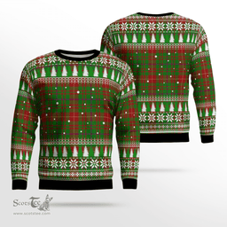 Scottish Fulton Clan Tartan Christmas Ugly Sweater - Plaid Family Ugly Sweater Scottish Plaid Tartan Plaid - ScotsTee - scotstee.com