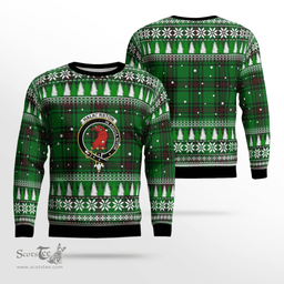 Scottish Halkerston Clan Crest Tartan Christmas Ugly Sweater - Plaid Family Ugly Sweater Scottish Plaid Tartan Plaid - ScotsTee - scotstee.com