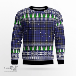 Scottish Fleming Clan Tartan Christmas Ugly Sweater - Plaid Family Ugly Sweater Scottish Plaid Tartan Plaid - ScotsTee - scotstee.com