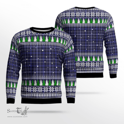Scottish Fleming Clan Tartan Christmas Ugly Sweater - Plaid Family Ugly Sweater Scottish Plaid Tartan Plaid - ScotsTee - scotstee.com
