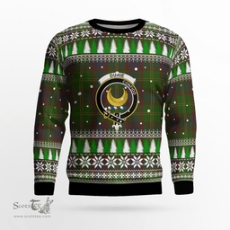 Scottish Durie Clan Crest Tartan Christmas Ugly Sweater - Plaid Family Ugly Sweater Scottish Plaid Tartan Plaid - ScotsTee - scotstee.com