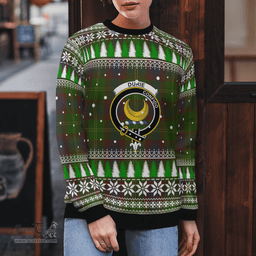 Scottish Durie Clan Crest Tartan Christmas Ugly Sweater - Plaid Family Ugly Sweater Scottish Plaid Tartan Plaid - ScotsTee - scotstee.com