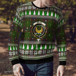 Scottish Durie Clan Crest Tartan Christmas Ugly Sweater - Plaid Family Ugly Sweater Scottish Plaid Tartan Plaid - ScotsTee - scotstee.com