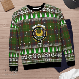 Scottish Durie Clan Crest Tartan Christmas Ugly Sweater - Plaid Family Ugly Sweater Scottish Plaid Tartan Plaid - ScotsTee - scotstee.com