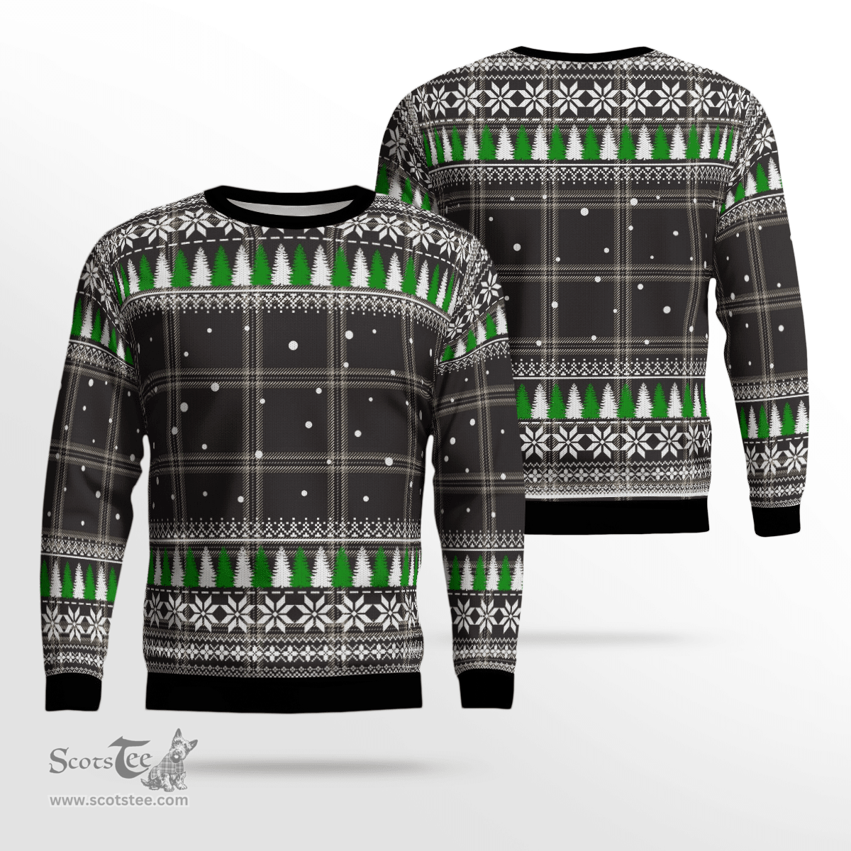 Scottish Eternity Clan Tartan Christmas Ugly Sweater - Plaid Family Ugly Sweater Scottish Plaid Tartan Plaid - ScotsTee - scotstee.com