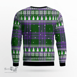 Scottish Elphinstone Clan Tartan Christmas Ugly Sweater - Plaid Family Ugly Sweater Scottish Plaid Tartan Plaid - ScotsTee - scotstee.com