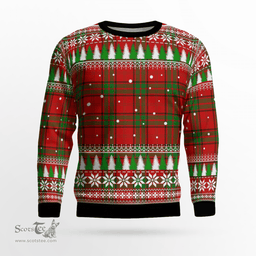 Scottish Maxwell Clan Tartan Christmas Ugly Sweater - Plaid Family Ugly Sweater Scottish Plaid Tartan Plaid - ScotsTee - scotstee.com