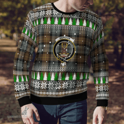 Scottish Gordon Weathered Clan Crest Tartan Christmas Ugly Sweater - Plaid Family Ugly Sweater Scottish Plaid Tartan Plaid - ScotsTee - scotstee.com