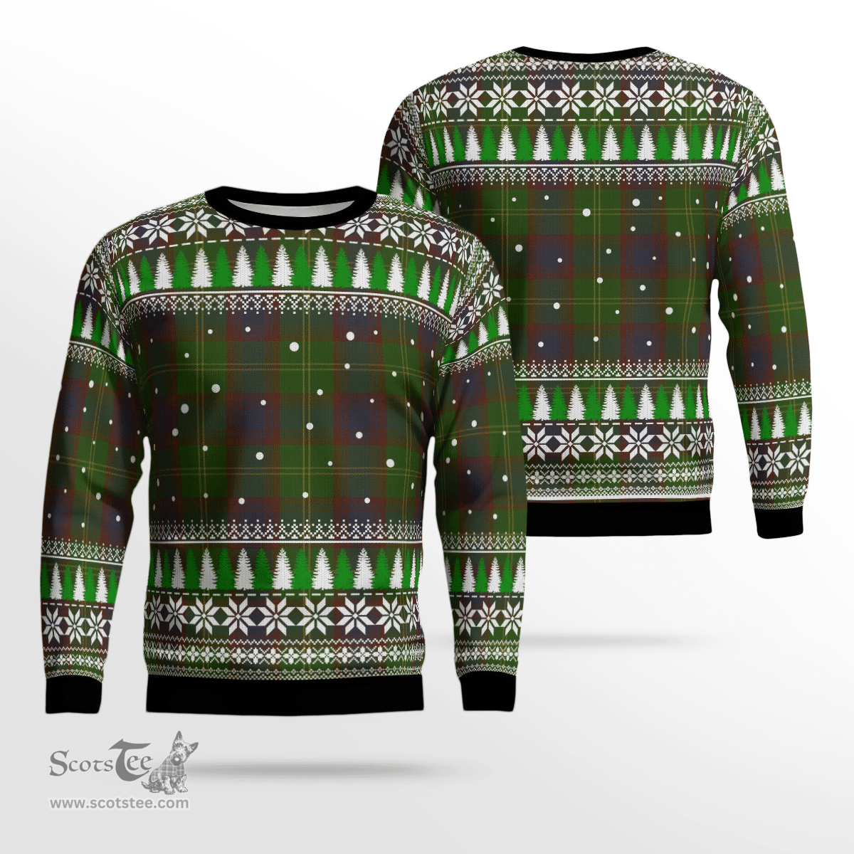 Scottish Durie Clan Tartan Christmas Ugly Sweater - Plaid Family Ugly Sweater Scottish Plaid Tartan Plaid - ScotsTee - scotstee.com