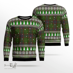 Scottish Durie Clan Tartan Christmas Ugly Sweater - Plaid Family Ugly Sweater Scottish Plaid Tartan Plaid - ScotsTee - scotstee.com