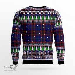 Scottish Home Modern Clan Tartan Christmas Ugly Sweater - Plaid Family Ugly Sweater Scottish Plaid Tartan Plaid - ScotsTee - scotstee.com
