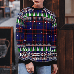 Scottish Home Modern Clan Tartan Christmas Ugly Sweater - Plaid Family Ugly Sweater Scottish Plaid Tartan Plaid - ScotsTee - scotstee.com