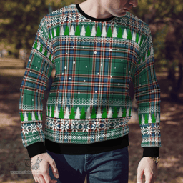 Scottish MacFarlane Hunting Ancient Clan Tartan Christmas Ugly Sweater - Plaid Family Ugly Sweater Scottish Plaid Tartan Plaid - ScotsTee - scotstee.com