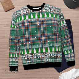 Scottish MacFarlane Hunting Ancient Clan Tartan Christmas Ugly Sweater - Plaid Family Ugly Sweater Scottish Plaid Tartan Plaid - ScotsTee - scotstee.com