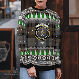 Scottish MacKay Weathered Clan Crest Tartan Christmas Ugly Sweater - Plaid Family Ugly Sweater Scottish Plaid Tartan Plaid - ScotsTee - scotstee.com