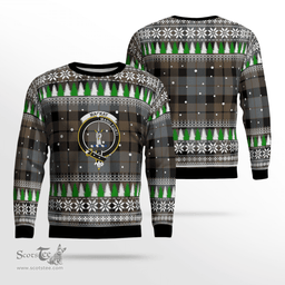 Scottish MacKay Weathered Clan Crest Tartan Christmas Ugly Sweater - Plaid Family Ugly Sweater Scottish Plaid Tartan Plaid - ScotsTee - scotstee.com