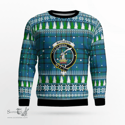 Scottish Matheson Hunting Ancient Clan Crest Tartan Christmas Ugly Sweater - Plaid Family Ugly Sweater Scottish Plaid Tartan Plaid - ScotsTee - scotstee.com
