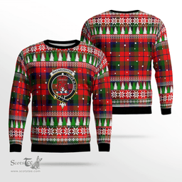 Scottish MacNaughton Modern Clan Crest Tartan Christmas Ugly Sweater - Plaid Family Ugly Sweater Scottish Plaid Tartan Plaid - ScotsTee - scotstee.com