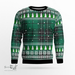 Scottish MacLean Hunting Ancient Clan Tartan Christmas Ugly Sweater - Plaid Family Ugly Sweater Scottish Plaid Tartan Plaid - ScotsTee - scotstee.com