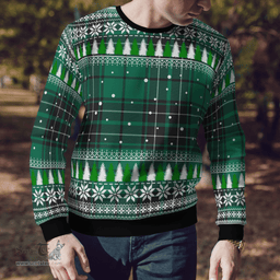 Scottish MacLean Hunting Ancient Clan Tartan Christmas Ugly Sweater - Plaid Family Ugly Sweater Scottish Plaid Tartan Plaid - ScotsTee - scotstee.com
