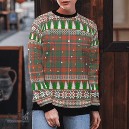 Scottish MacKinnon Ancient Clan Tartan Christmas Ugly Sweater - Plaid Family Ugly Sweater Scottish Plaid Tartan Plaid - ScotsTee - scotstee.com