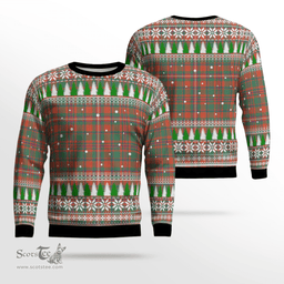 Scottish MacKinnon Ancient Clan Tartan Christmas Ugly Sweater - Plaid Family Ugly Sweater Scottish Plaid Tartan Plaid - ScotsTee - scotstee.com