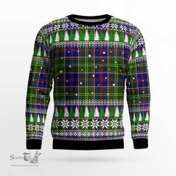 Scottish Whitefoord Clan Tartan Christmas Ugly Sweater - Plaid Family Ugly Sweater Scottish Plaid Tartan Plaid - ScotsTee - scotstee.com