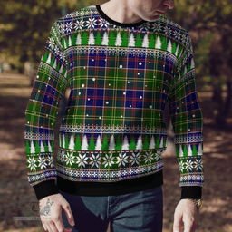 Scottish Whitefoord Clan Tartan Christmas Ugly Sweater - Plaid Family Ugly Sweater Scottish Plaid Tartan Plaid - ScotsTee - scotstee.com