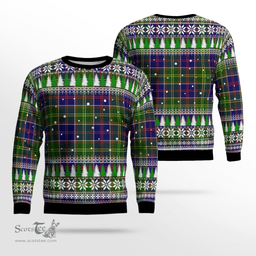 Scottish Whitefoord Clan Tartan Christmas Ugly Sweater - Plaid Family Ugly Sweater Scottish Plaid Tartan Plaid - ScotsTee - scotstee.com